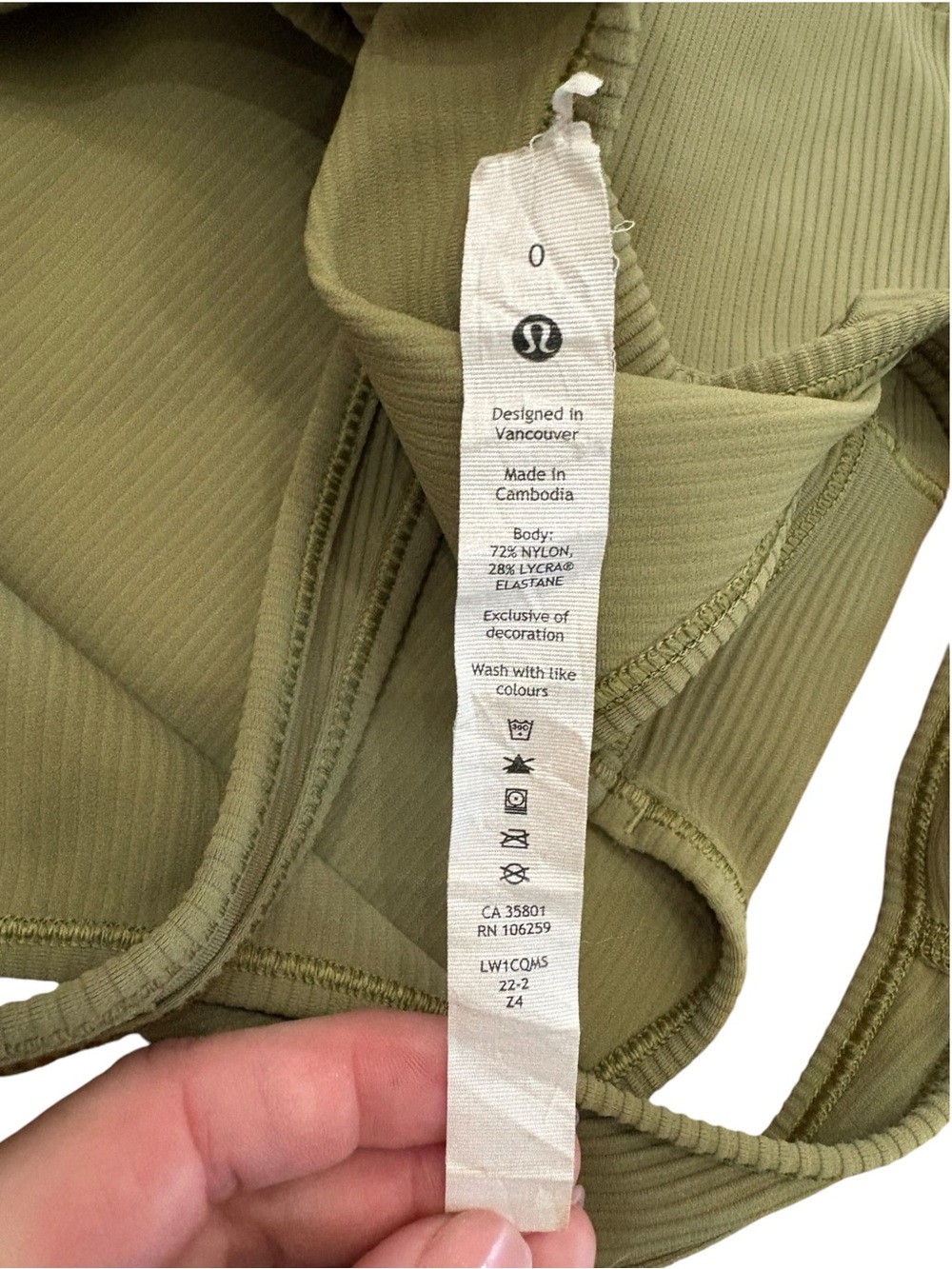 Lululemon Power Pivot Ribbed Tank Top - Picture 4 of 4